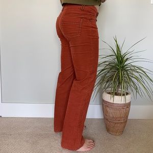 Rust PrAna Corduroy Pants